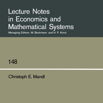 D11 Mlp Lecture Notes In Economics And Mathematical Systems Chrsitoph Mandl